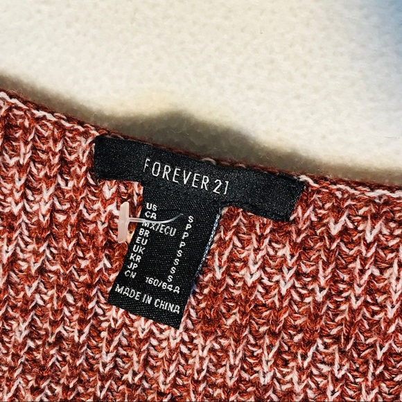 FOREVER 21 KNITTED CROP SWEATER - Picture 6 of 7